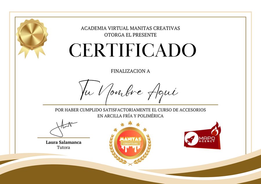 Certificado internacional del curso