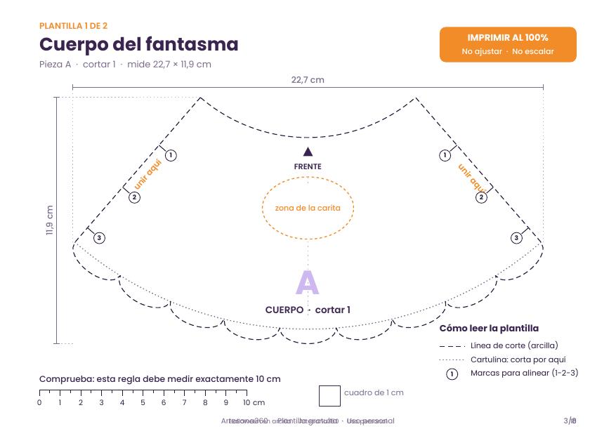Plantilla para cortar