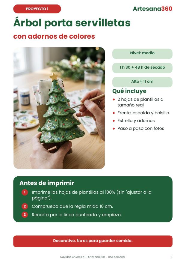 Proyecto Árbol porta servilletas